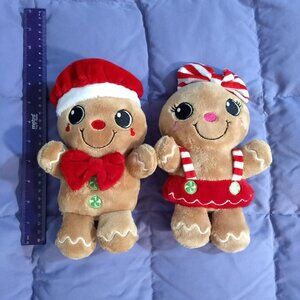 Gingerbread - Boy - Girl - 8" Plush - Dan Dee - Gingerbread Scented - NWOT
